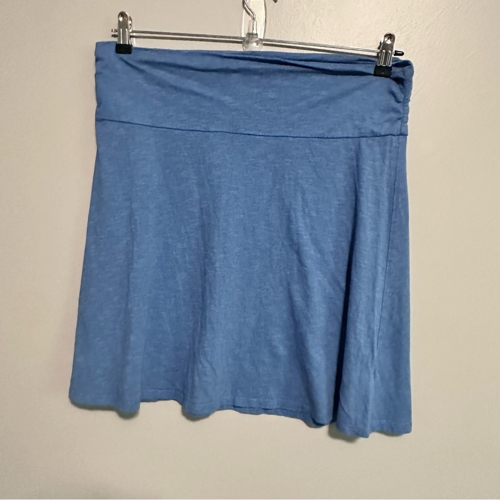 Horny Toad  Skirt Women's Blue  A-Line Stretch Pull Large